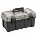 Werkzeugkasten aus Polypropylen Schwarz/Grau 55 x 28 x 27 cm